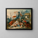 El jardín chino - François Boucher — cuadro enmarcado en la pared