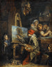 El pintor paisajista - François Boucher — vista de la obra