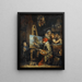 El pintor paisajista - François Boucher — cuadro enmarcado en la pared