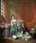 La modista - François Boucher — vista de la obra