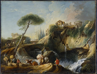 Vista de Tivoli con el templo de Vesta - François Boucher — vista de la obra