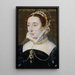 retrato de Diane de Francia, duquesa de Angulema, 1538-1619, hija legítima de Enrique II - François Clouet — cuadro enmarcado en la pared