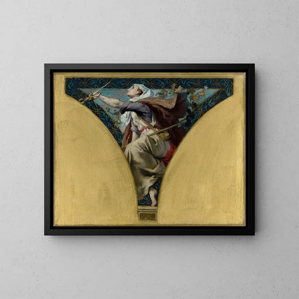 La Lorraine - François Émile Ehrmann — cuadro enmarcado en la pared
