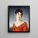 Bust Portrait Of Alexandrine-Anne De La Pallu Marquise De Flers 1786-1832 - François Gérard — framed artwork on a wall