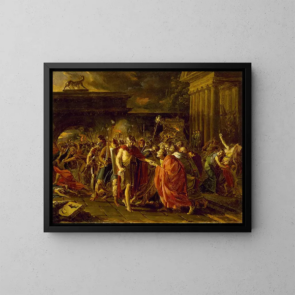 Marius Returning to Rome - François Gérard — framed artwork on a wall