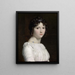 Retrato de Alexandrine Émilie Brongniart - François Gérard — cuadro enmarcado en la pared