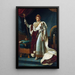 Portrait of Emperor Napoleon I - François Gérard — framed artwork on a wall