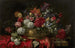 Vase of Flowers on a Pedestal - François Habert — artwork view