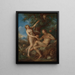 Adam y Eva - François Lemoyne — cuadro enmarcado en la pared