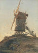 Moulin sur une colline dans un paysage - François Louis Thomas Francia — vista de la obra