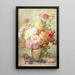 Chrysanthemums - François Rivoire — framed artwork on a wall