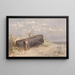 Barco en la playa - Frans Arnold Breuhaus de Groot — cuadro enmarcado en la pared