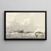 Barco de remos en el mar - Frans Arnold Breuhaus de Groot — cuadro enmarcado en la pared