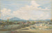 Place Tillema en Semarang con los volcanes Sindoro y Soembing al fondo - Frans Bakker — vista de la obra