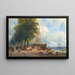The Emigrants - Frans Breuhaus de Groot — framed artwork on a wall