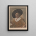 Happy Drinker - Frans Everbag — framed artwork on a wall