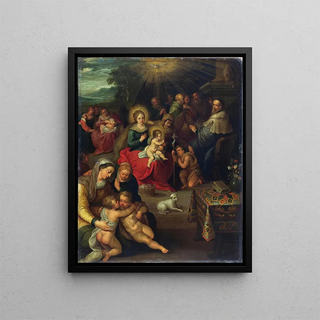 Frans Francken the Younger - Allegory of the Christ Child as the Lamb of God.webp