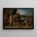 La Continencia de Escipión - Frans Francken el Joven — cuadro enmarcado en la pared