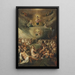 The Day of Judgment - Frans Francken the Younger — framed artwork on a wall