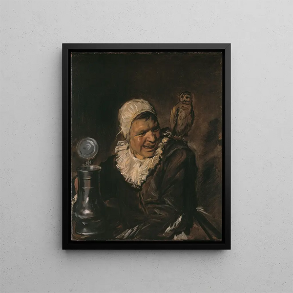 Malle Babbe - Frans Hals — cuadro enmarcado en la pared