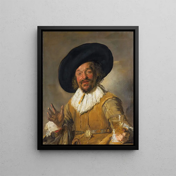 Joven bebedor - Frans Hals — cuadro enmarcado en la pared