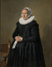 Retrato de Feyntje van Steenkiste - Frans Hals — vista de la obra