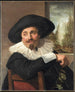 Retrato de Isaac Abrahamsz Massa - Frans Hals — vista de la obra