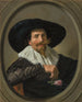 Portrait Painting of Pieter Dircksz Tjarck - Frans Hals — artwork view
