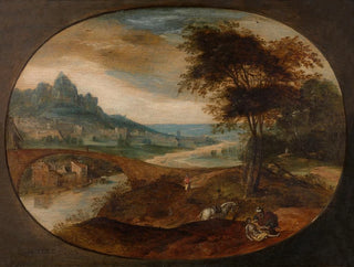 Frans Mostaert - Landscape with the Good Samaritan.webp