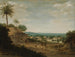 Pueblo brasileño - Frans Post — vista de la obra