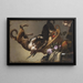 Gatos luchando - Frans Snyders — cuadro enmarcado en la pared
