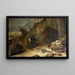 de puercoespines y víboras - Frans Snyders — cuadro enmarcado en la pared
