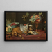 Nature morte avec gibier mort, fruits et légumes - Frans Snyders — framed artwork on a wall