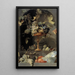 Naturaleza muerta con cuenco de frutas en una hornacina - Frans Snyders — cuadro enmarcado en la pared
