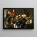 Naturaleza muerta con cazador - Frans Snyders — cuadro enmarcado en la pared