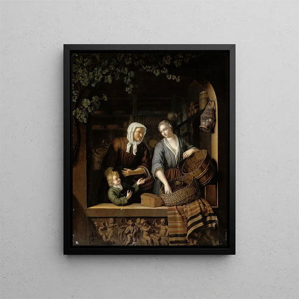 Frans Van Mieris The Younger - The Grocers Shop.webp
