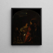 La Serenata - Frans van Mieris el Viejo — cuadro enmarcado en la pared