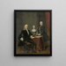 Family group in an interior - Frans van der Mijn — framed artwork on a wall