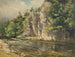 Rochers au-dessus de la rivière - František Hladík — vista de la obra