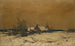 Invierno en la Campine - Frantz Binj — vista de la obra