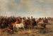 Un rebaño de caballos - Franz Adam — vista de la obra
