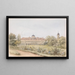 Hof azul en Laxenbourg - Franz Alt — cuadro enmarcado en la pared
