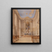interior de la iglesia - Franz Alt — cuadro enmarcado en la pared