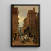 Rue à Amsterdam - Franz Alt — cuadro enmarcado en la pared