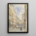 Weihburggasse - Franz Alt — framed artwork on a wall