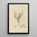 exotic plant drawings cultivated in the royal gardens of Kew Pl05 - Franz Andreas Bauer — framed artwork on a wall