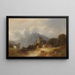 Paisaje - Franz Barbarini — cuadro enmarcado en la pared