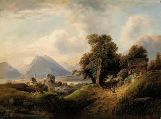 Repos des bergers - Franz Barbarini — vista de la obra