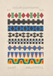 Sketch of stripe patterns - Franz Barwig the Elder — artwork view