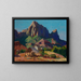 El Guardián, parque nacional de Zion, Utah - Franz Bischoff — cuadro enmarcado en la pared